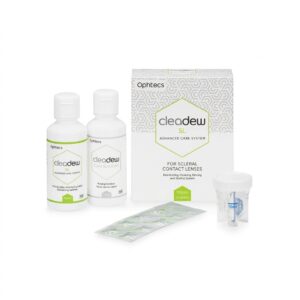 Cleadew SL 100ml + 10 compresse + Care Solution 120ml – Kit Viaggio Lenti Sclerali
